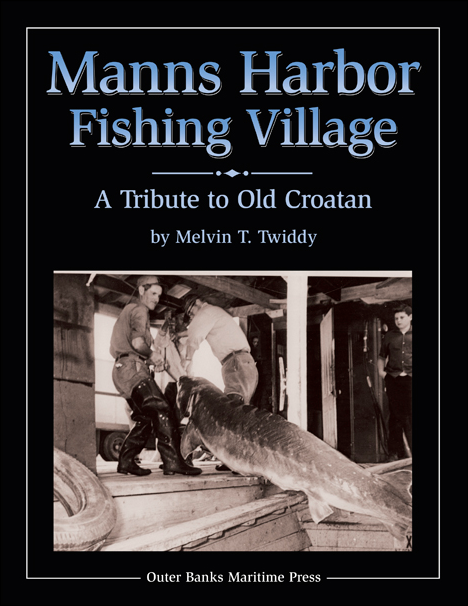 Book cover design for Manns Harbor Fishing Village
