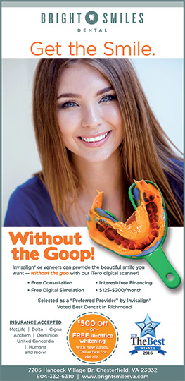 Magazine ad for Bright Smiles Dentistry