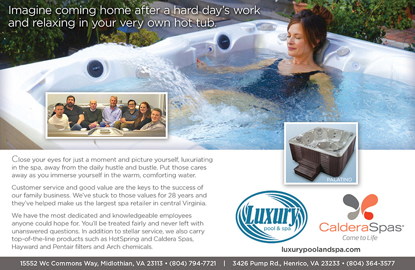 Magazine ad for Luxury Pool & Spa