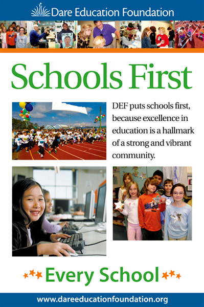 Display panel for Dare Education Foundation