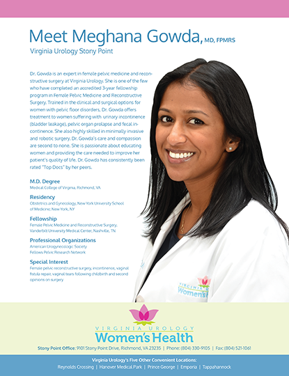 Magazine ad for Virginia Urology