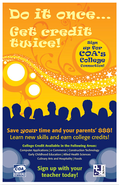 Poster for College of the Albemarle