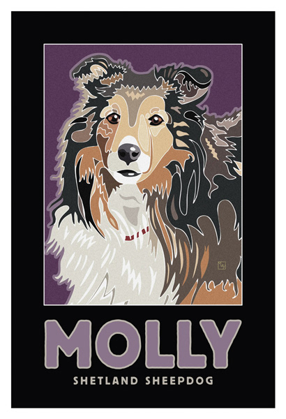 Poster for Molly the Shetland Sheepdog