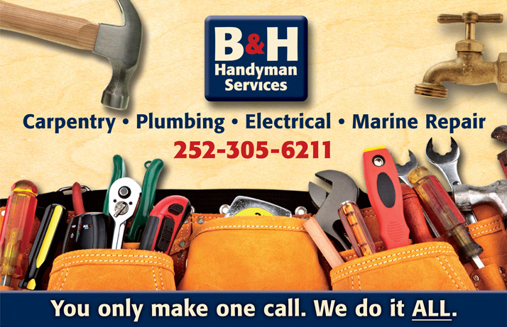 B&H Handyman Services direct mail postcard