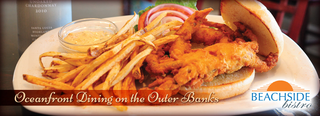 Page header for Beachside Bistro in Kill Devil Hills, NC