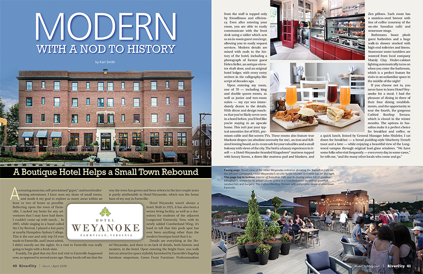 Weyanoke Hotel layout — RiverCity Magazine