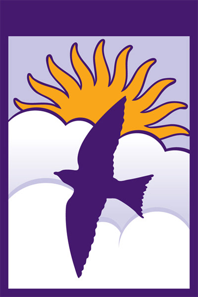 Flag created for Coastal Carolina Purple Martin Society