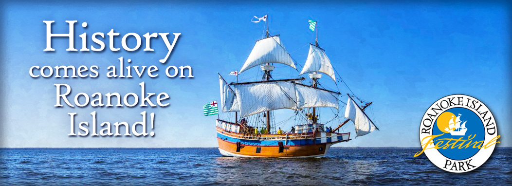 Page header for Roanoke Island Festival Park in Manteo, NC