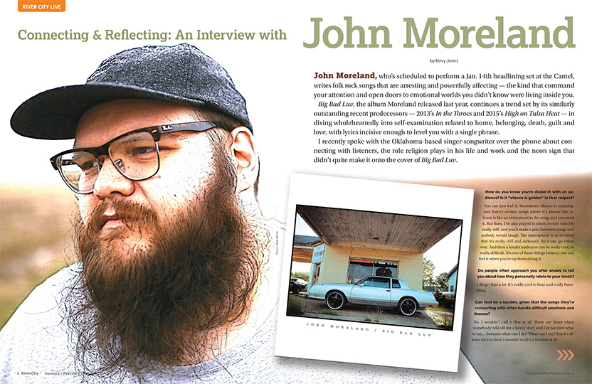 John Moreland layout — RiverCity Magazine