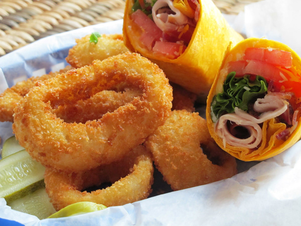 Photo of Club Wrap & Onion Rings