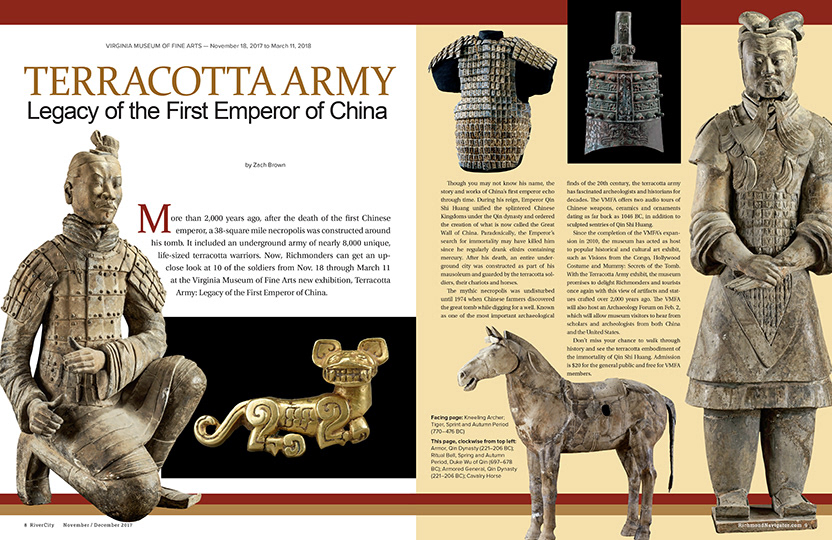 Terracotta Army layout  — RiverCity Magazine