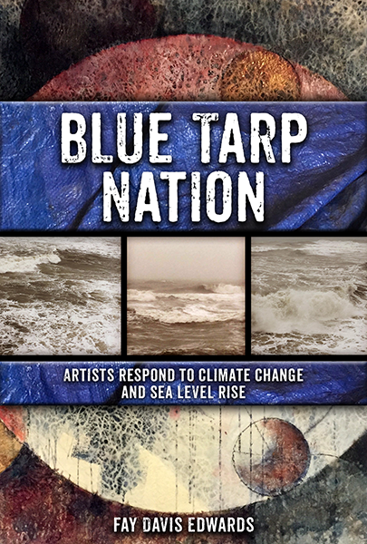 Book cover design for Blue Tarp Nation