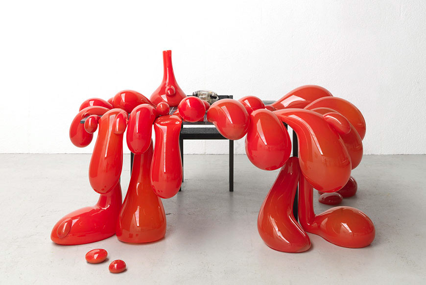 VULCANO TABLE, 2014 by Anthea Hamilton