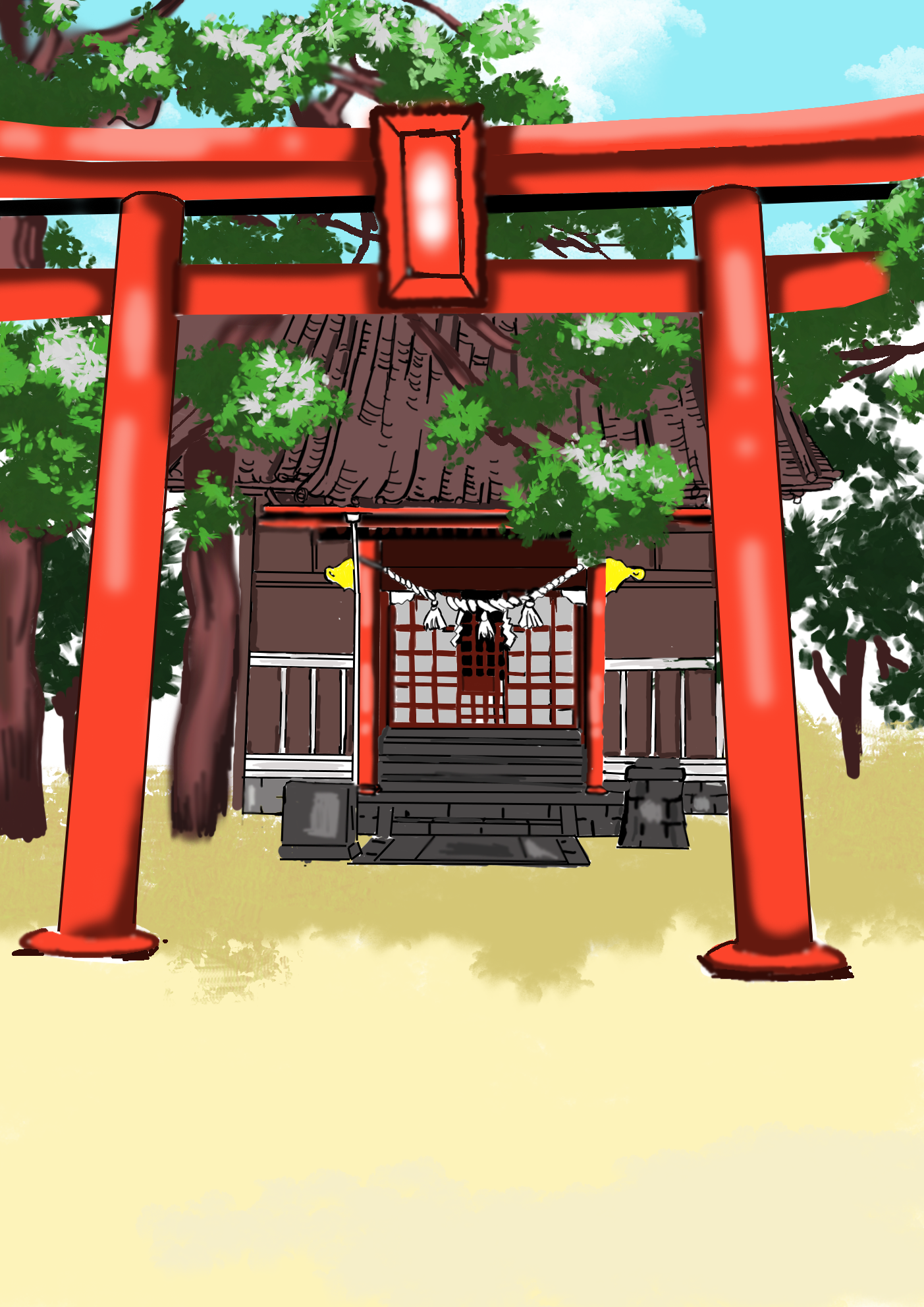 Arrière plan d'un projet d'animation