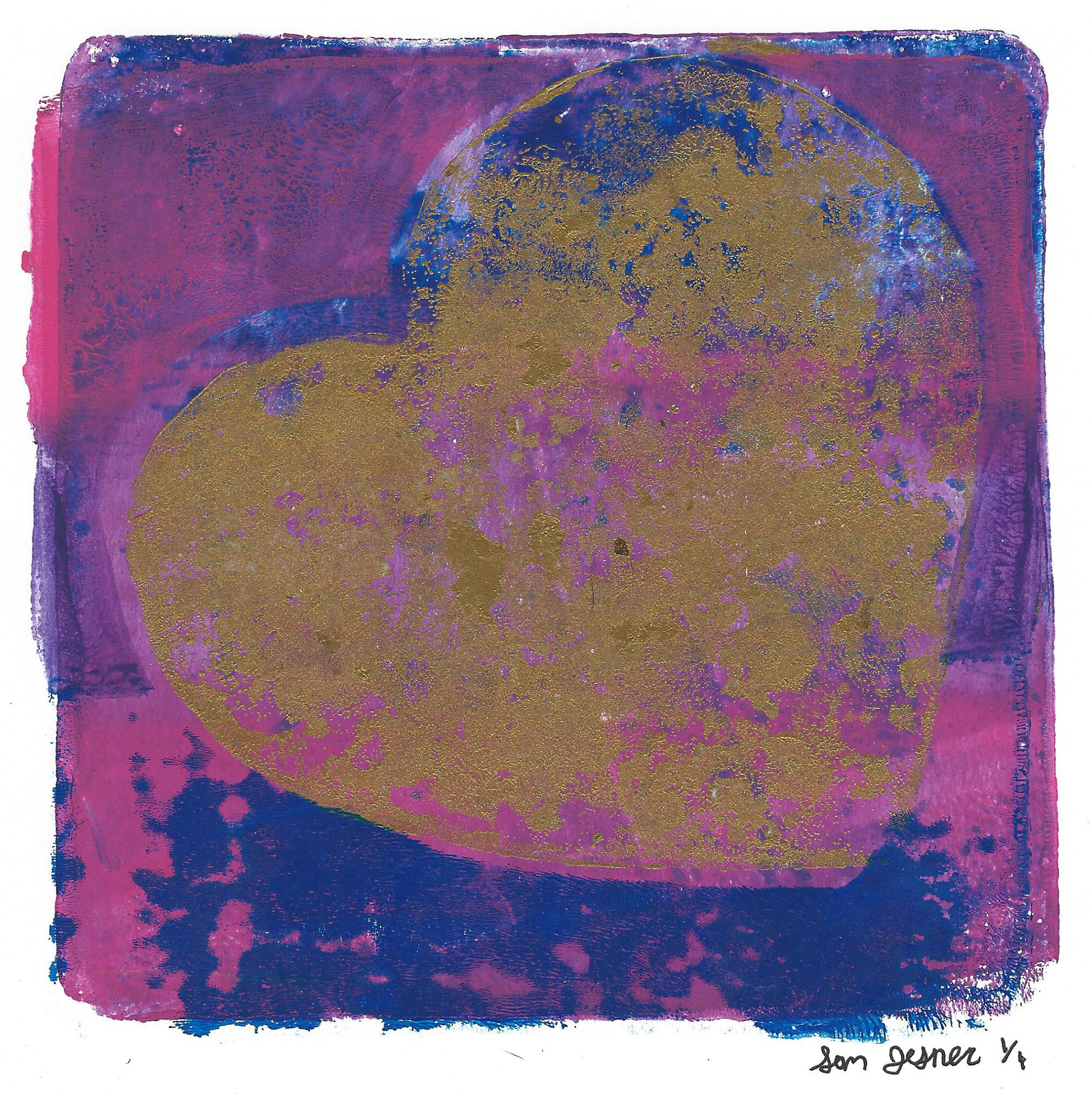 Pink & Blue Heart
