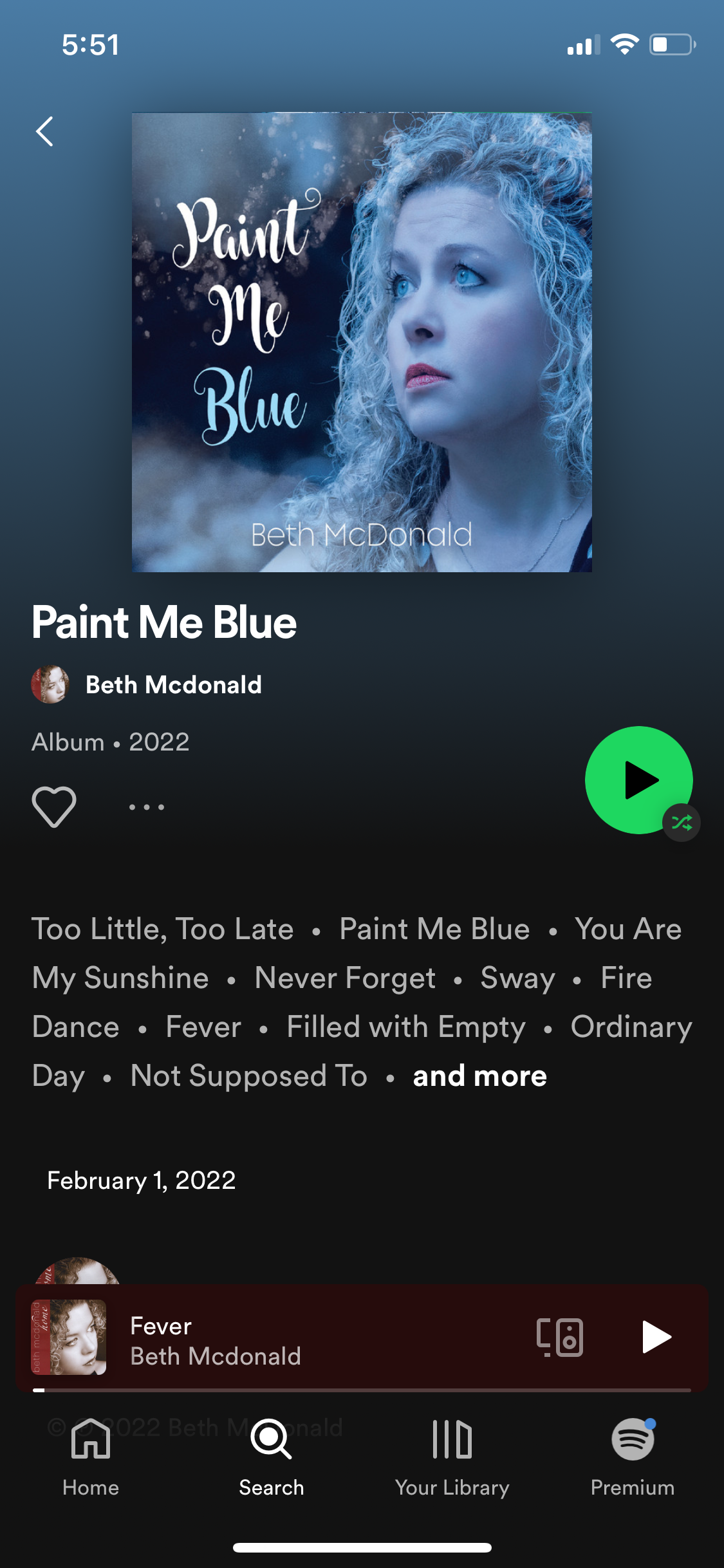Paint Me Blue 2021
