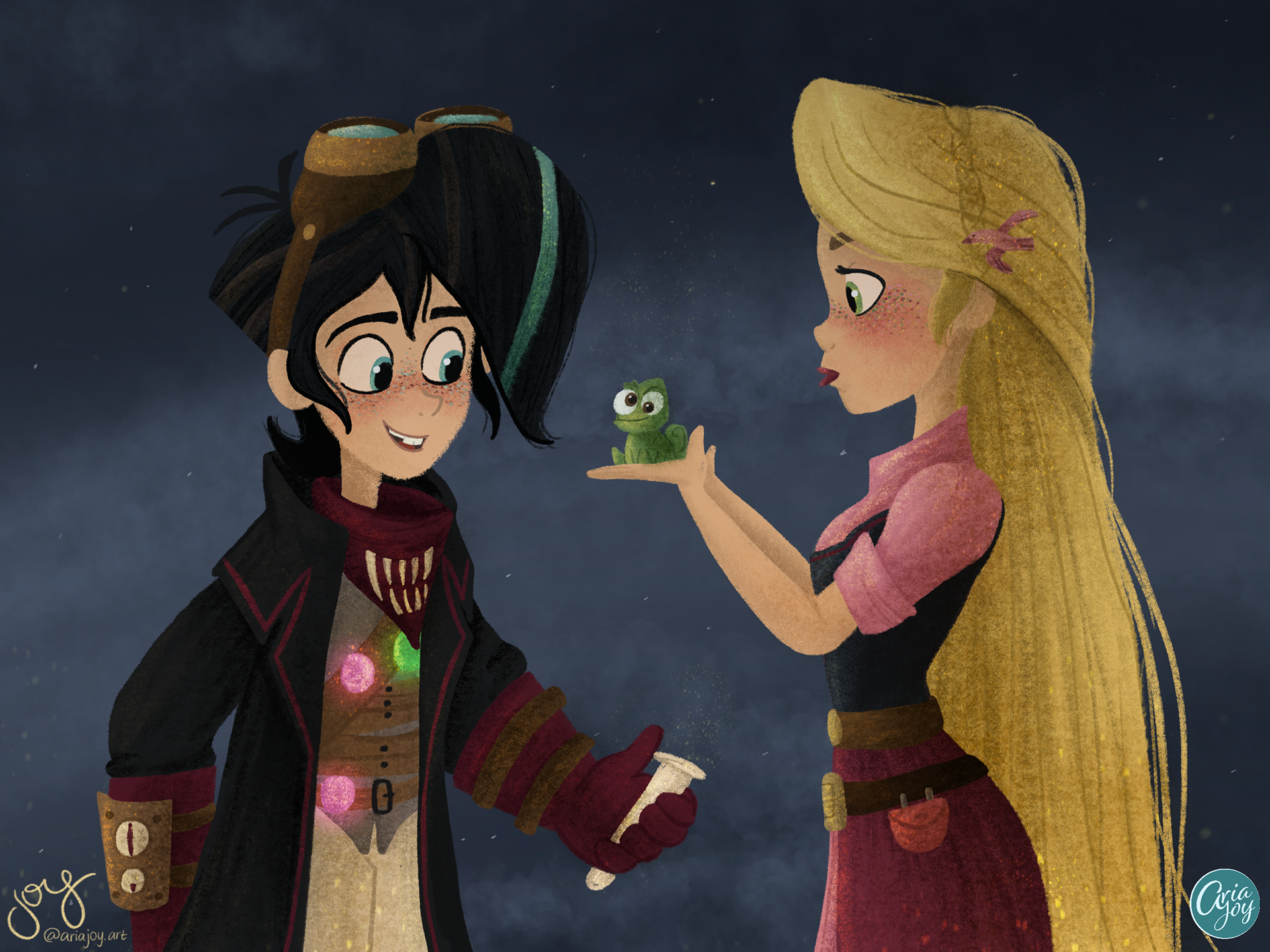 Varian, Pascal, and Rapunzel