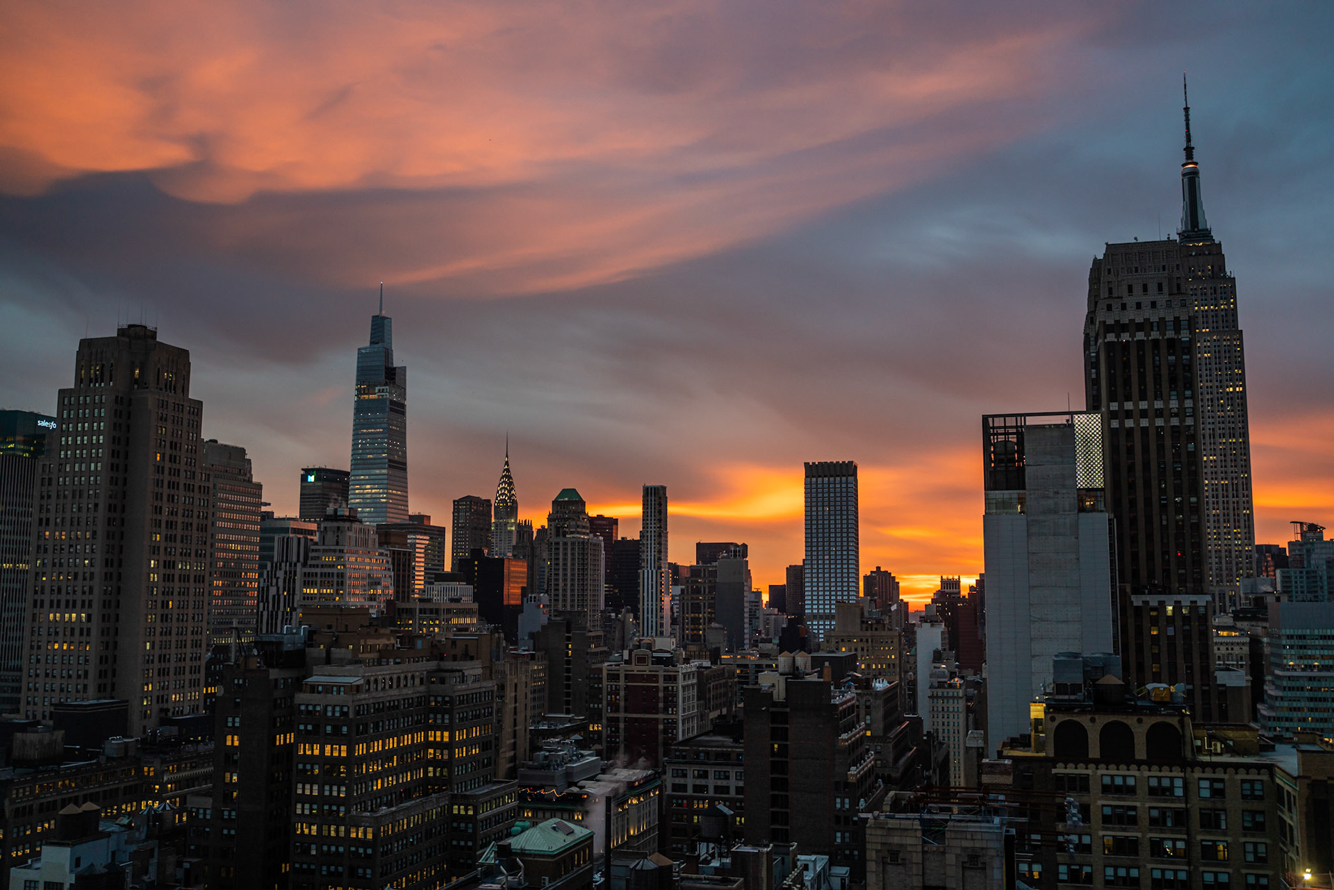 New York Skyline Morning