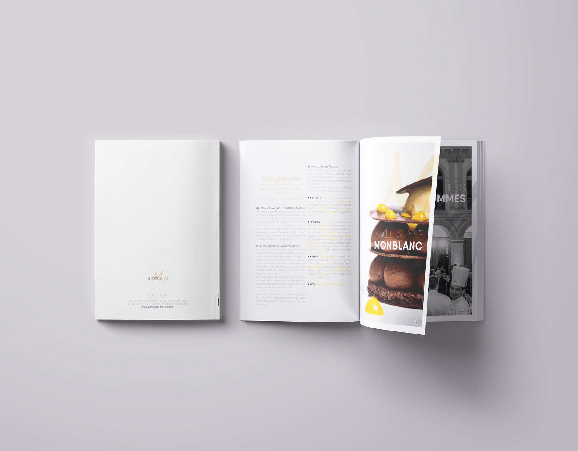 brochure société - A4 16P - Vernis sélectif