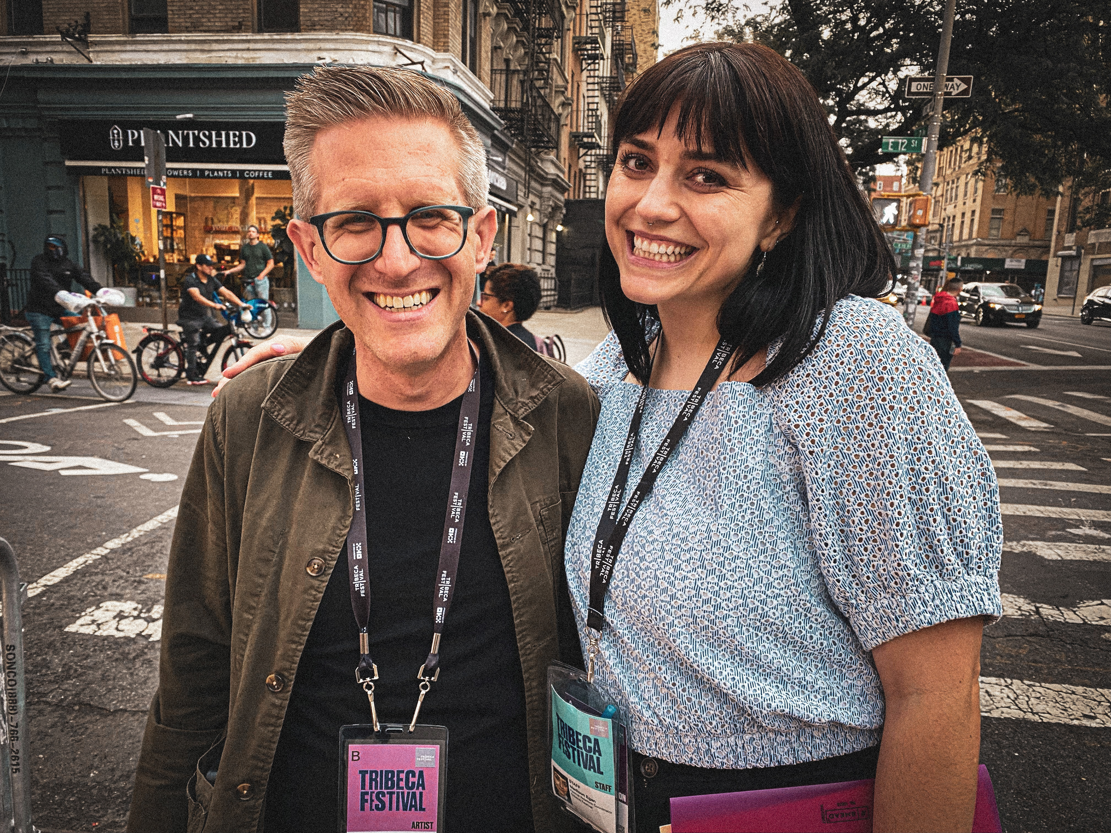 Peter-John Campbell with Madison Egan Tribeca Festival Coordinator 