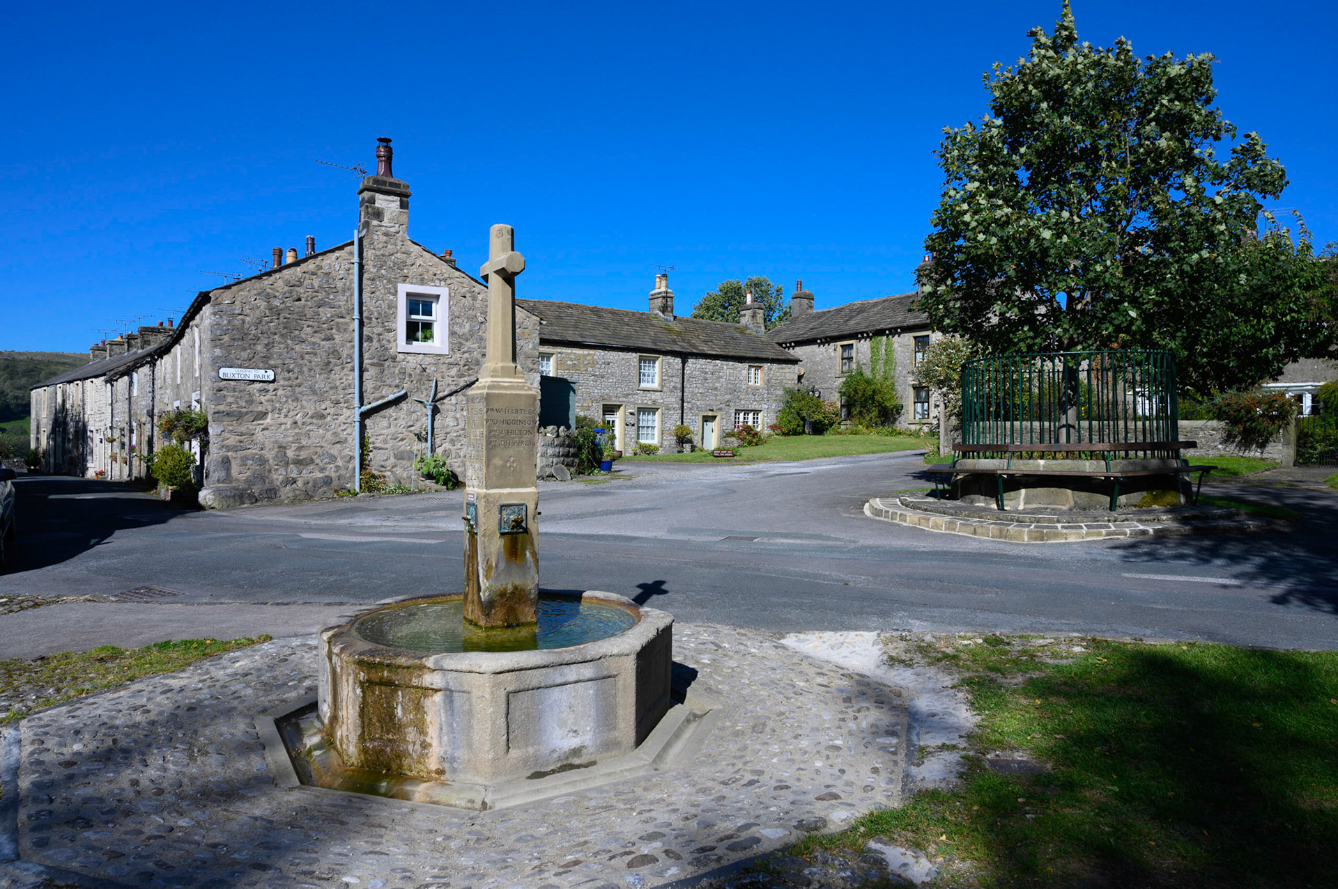The village of Langcliffe near Settle, North Yorkshire.