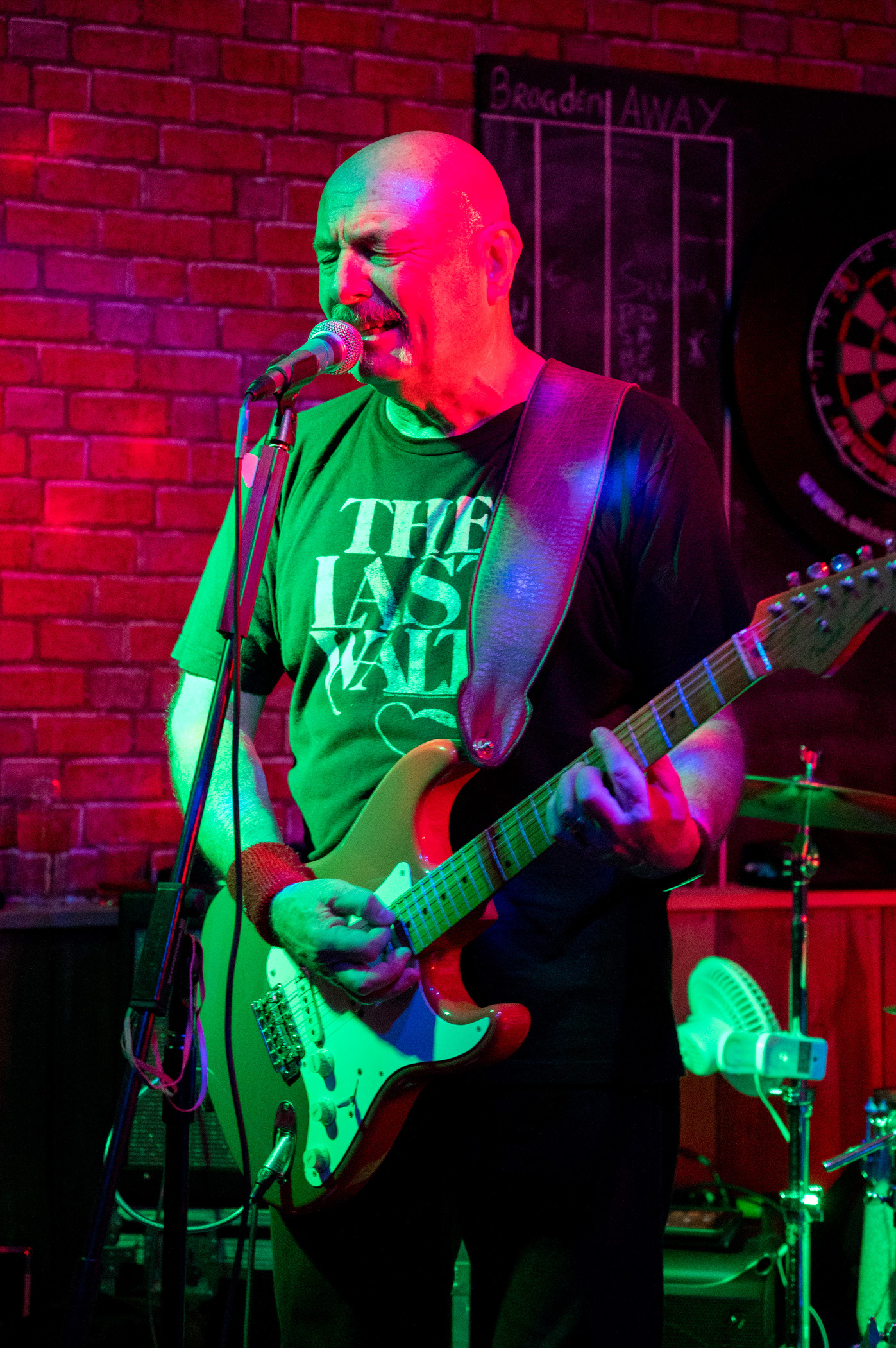 Rock, blues and soul band Tres Hombres perform at The New Brogden Public House, Porthcawl, 9/11/19