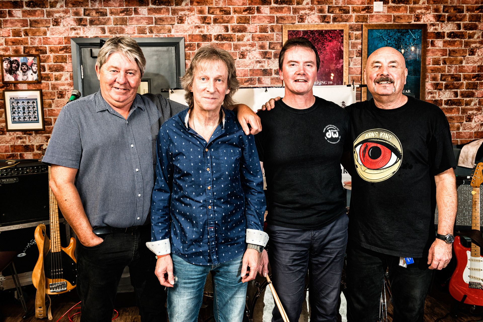 Tres Hombres perform at The Albion, Penarth, 15/12/17. Band Members include Andy Berry, John Morris, Robert Bennett and Wayne Evans.