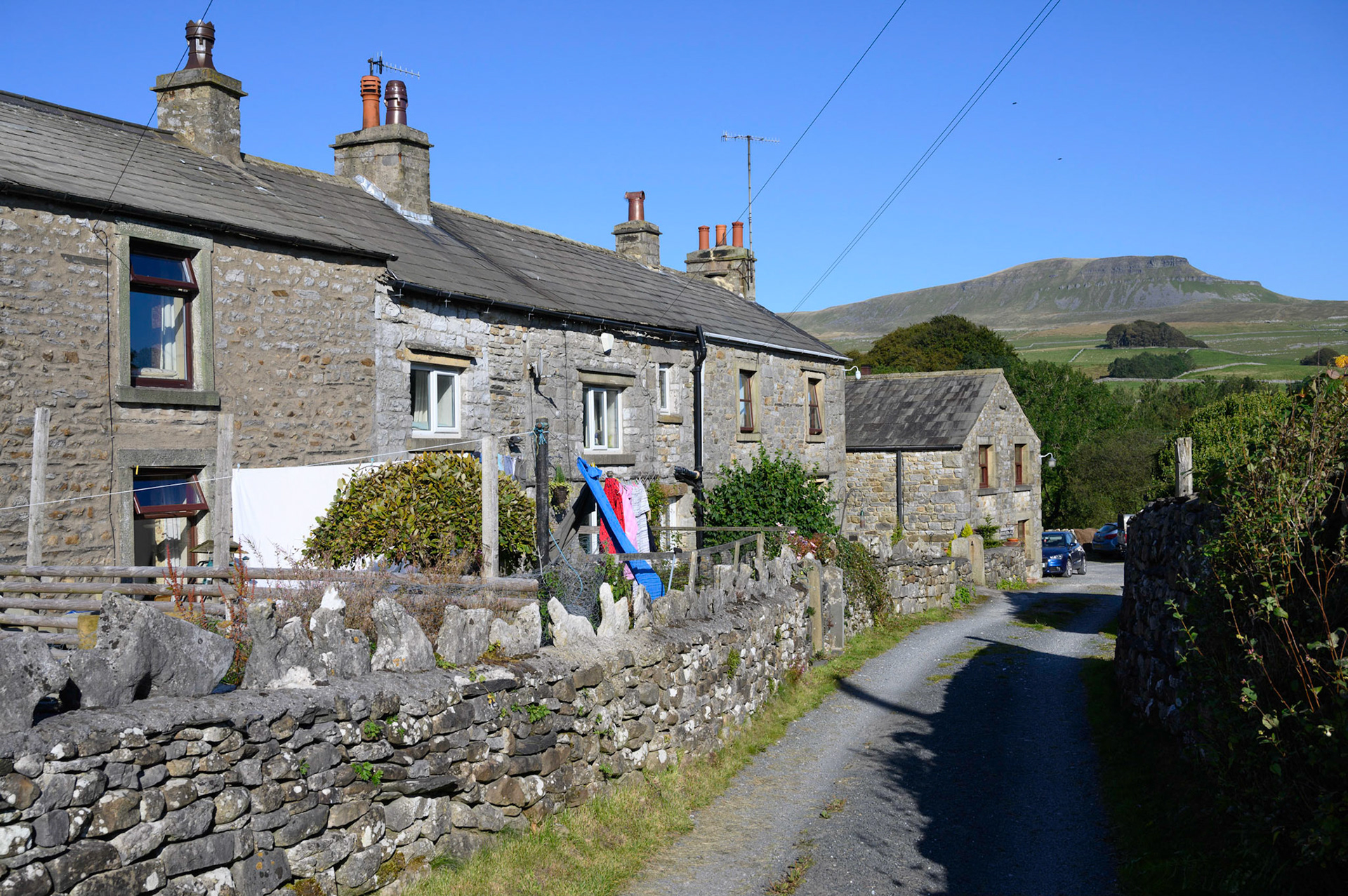 Pen Y Ghent viewed from Horton In Ribblesdale, North Yorkshire.