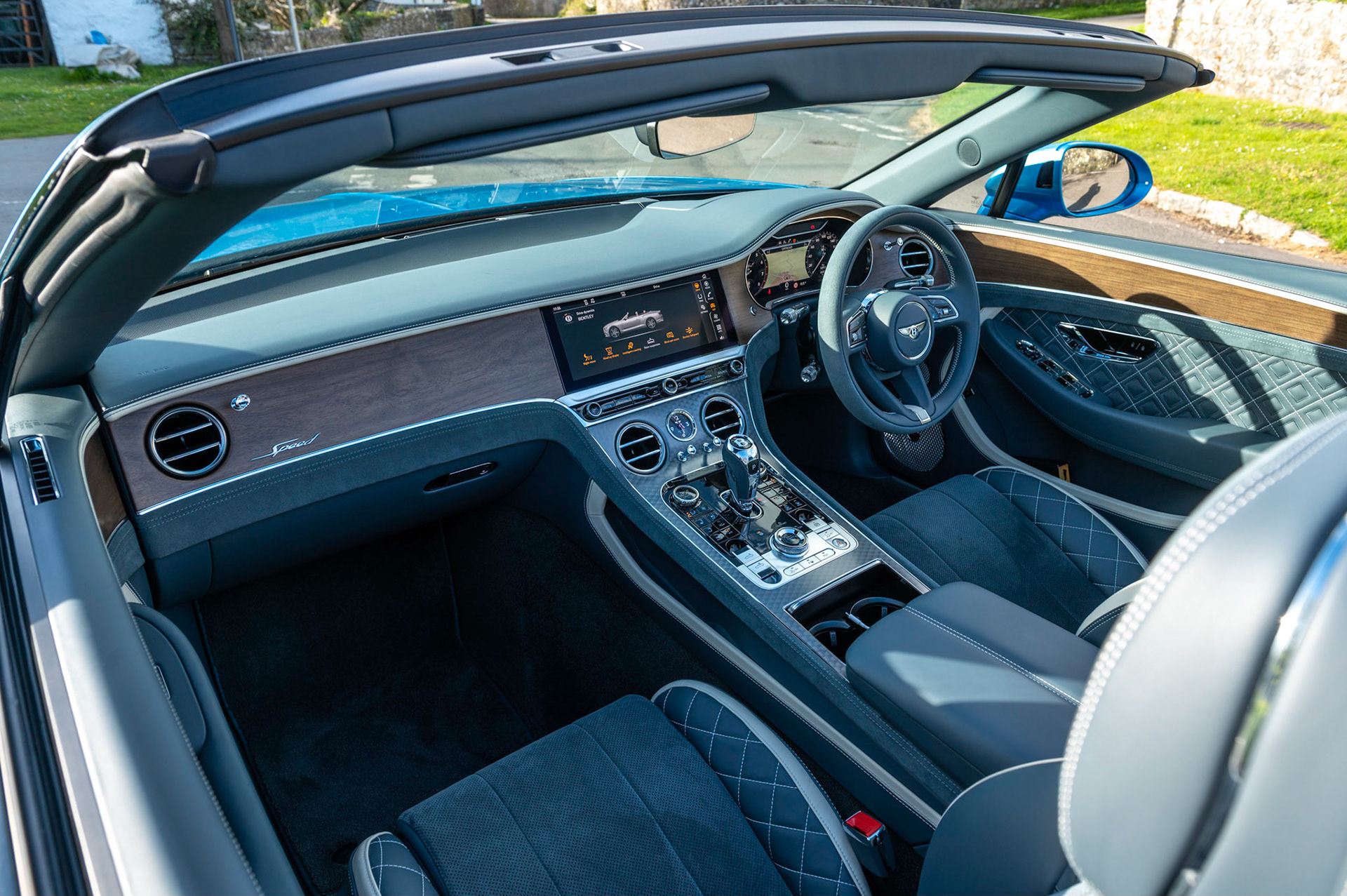 A Bentley Continental GT Speed Convertible.