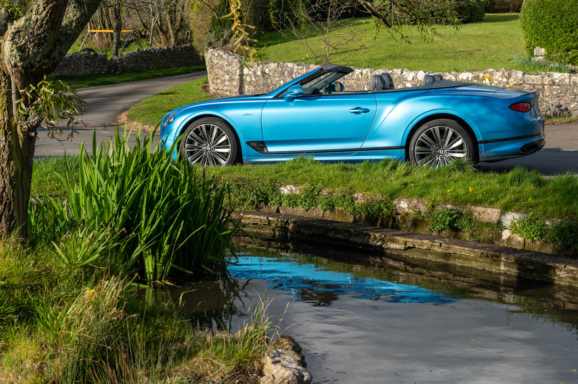 A Bentley Continental GT Speed Convertible.