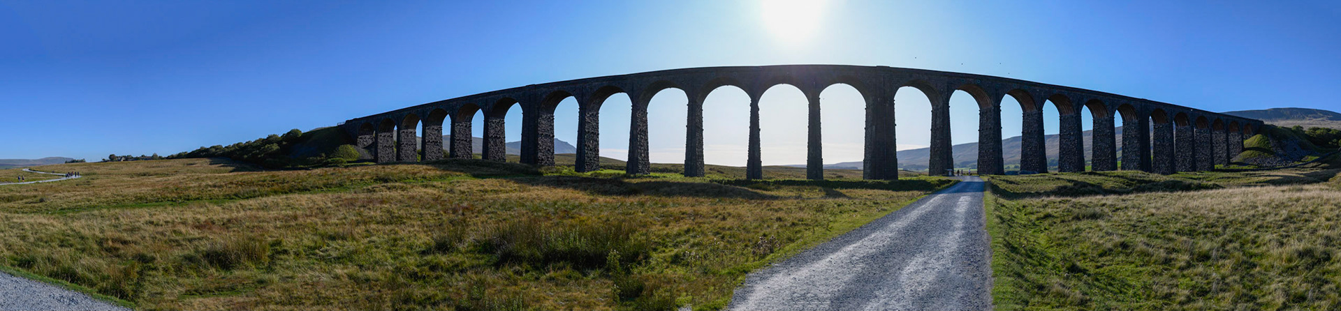 Ribblehead Viaduct on the Settle to Carlisle Railway Line, North Yorkshire.