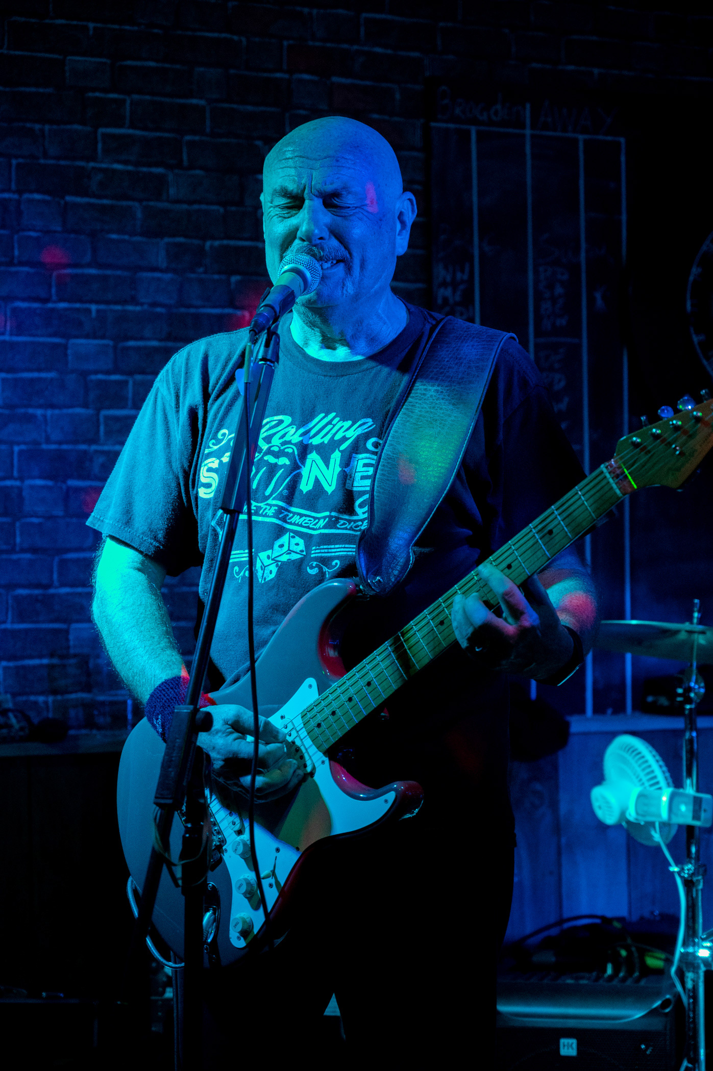 Rock, blues and soul band Tres Hombres perform at The New Brogden Public House, Porthcawl, 9/11/19