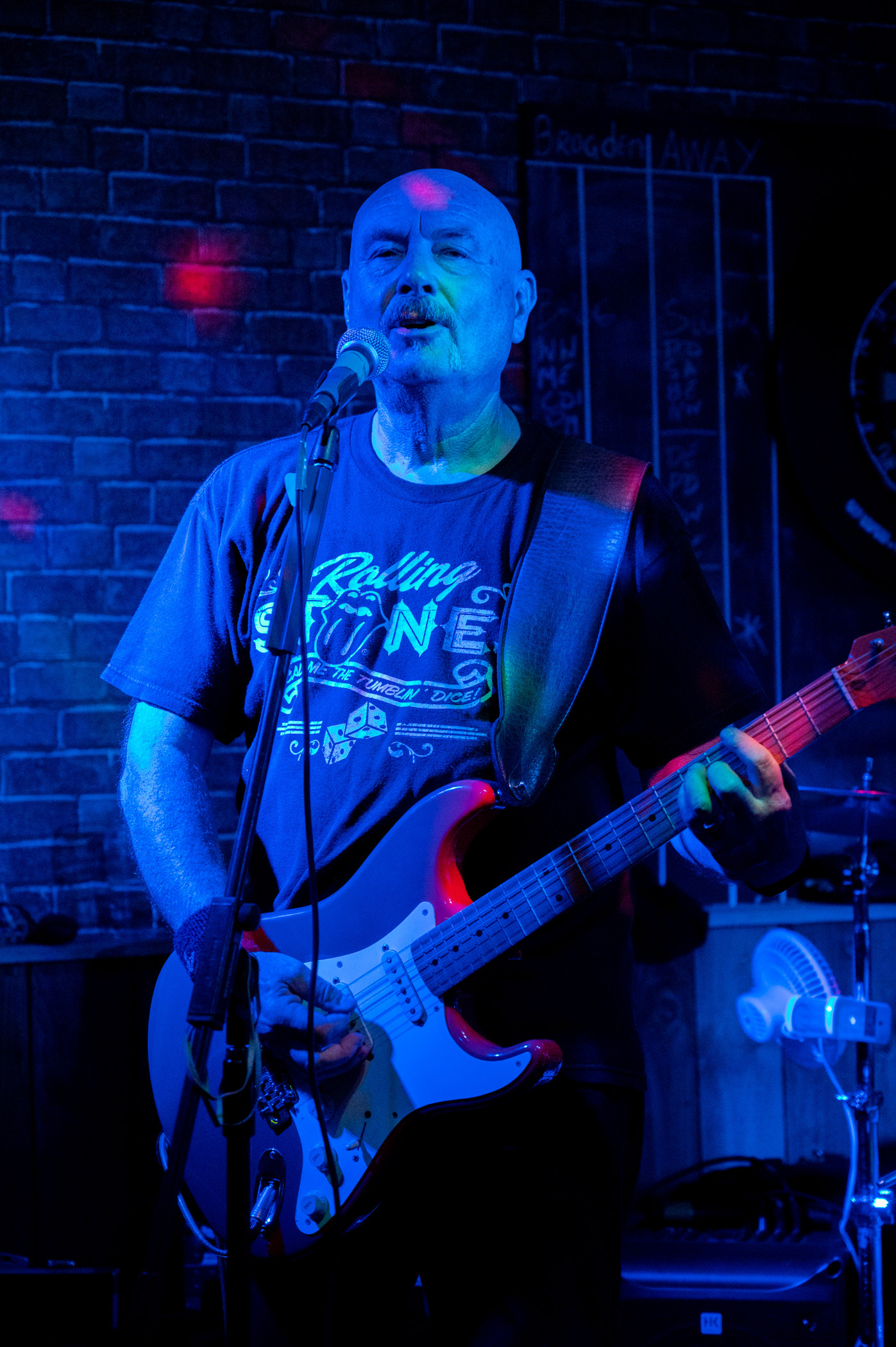 Rock, blues and soul band Tres Hombres perform at The New Brogden Public House, Porthcawl, 9/11/19