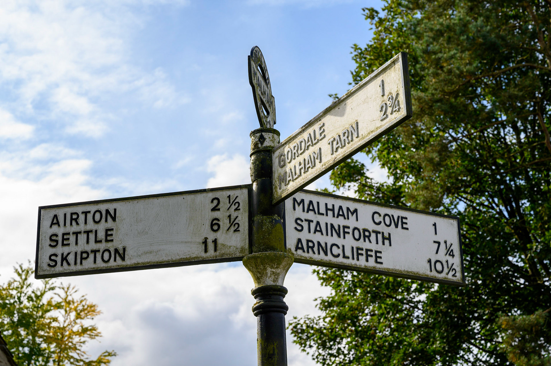 The village of Malham, North Yorkshire.