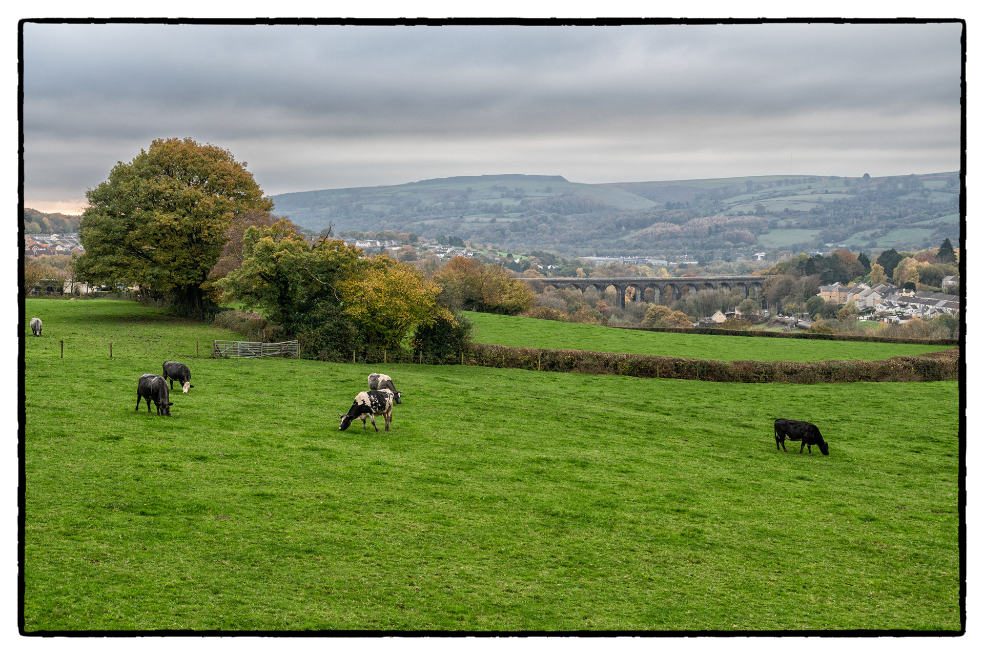 Hengoed Viaduct, Maesycwmmer, South Wales, UK