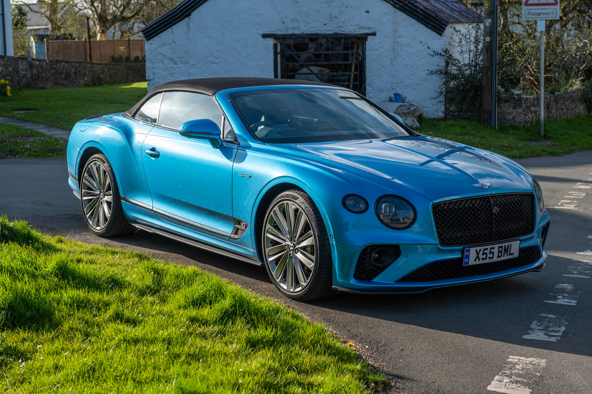 A Bentley Continental GT Speed Convertible.