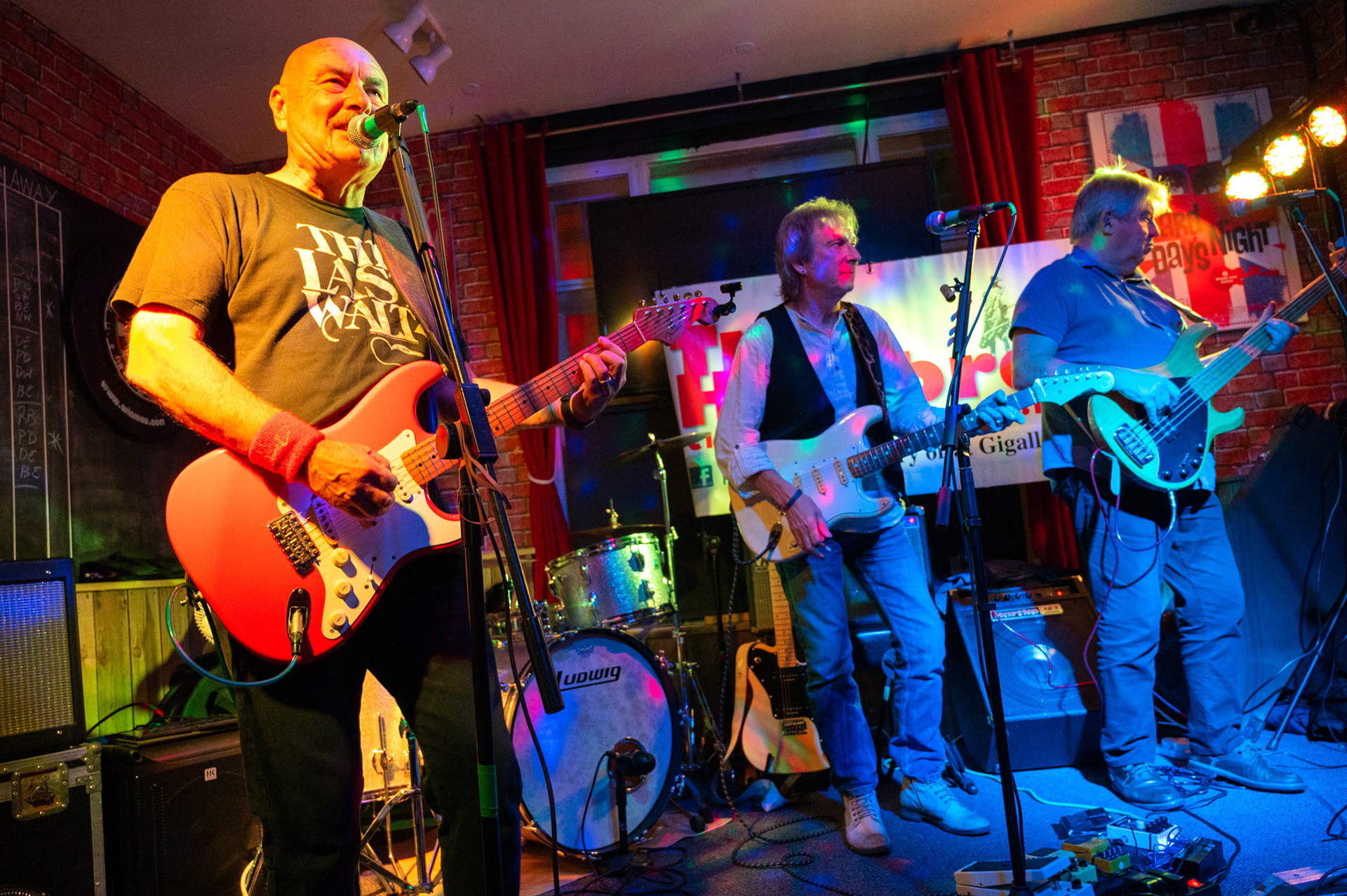 Rock, blues and soul band Tres Hombres perform at The New Brogden Public House, Porthcawl, 9/11/19