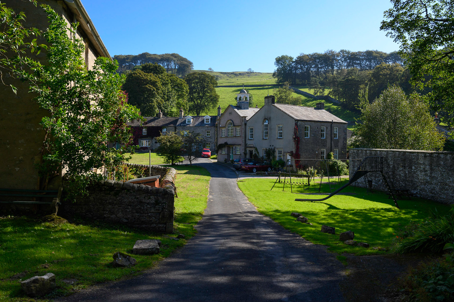 The idyliic village of Langcliffe near Settle, North Yorkshire.