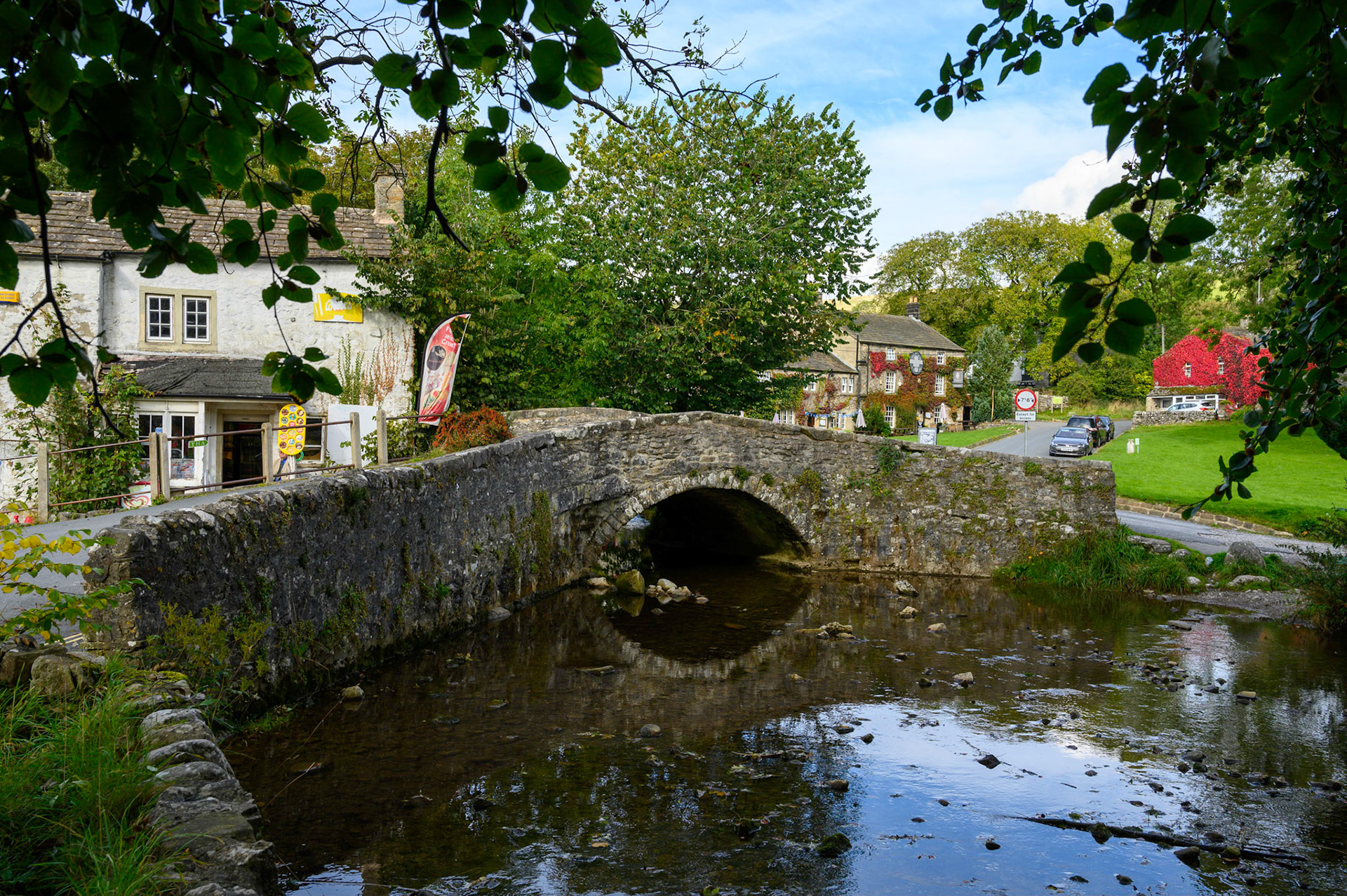 The village of Malham, North Yorkshire.