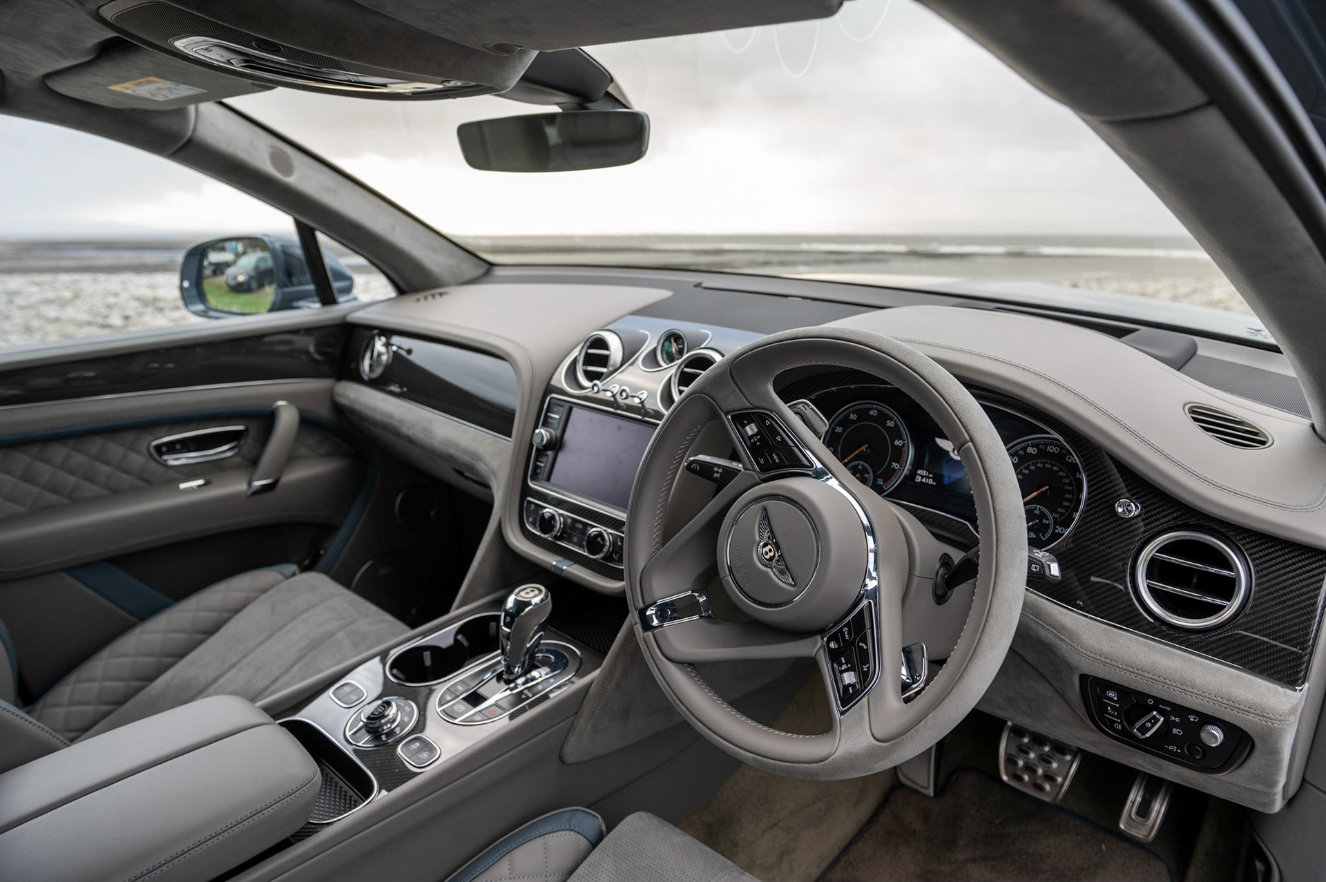 A Bentley Bentayga Speed, 4x4 SUV the worlds fastest SUV photographed on test in The Vale of Glamorgan.Spec:5950 cc V12626 bhpMaximum speed 190 mph0-60 mph 3.8 secRRP 185,800