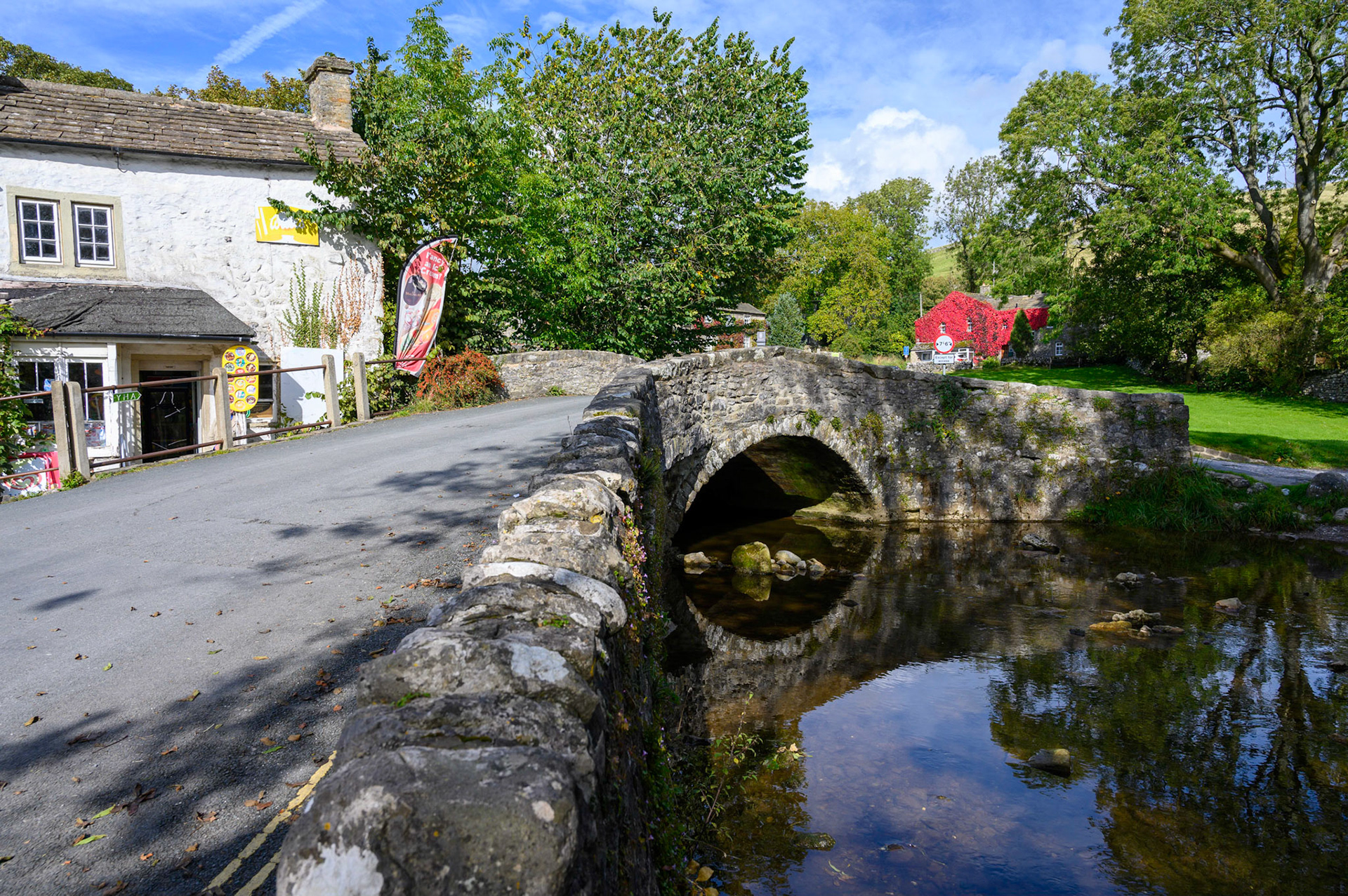 The village of Malham, North Yorkshire.