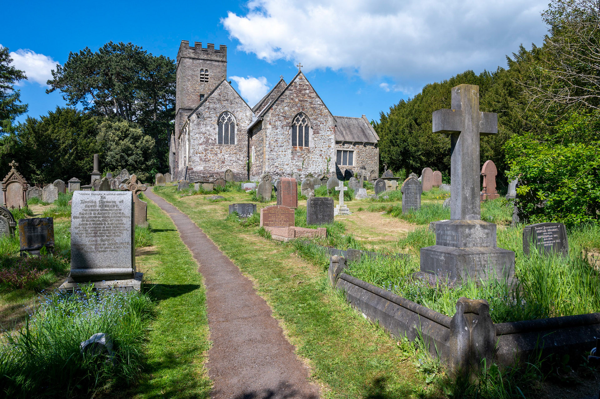 St Mellons Parish Church, Cardiff, South Wales, UK.