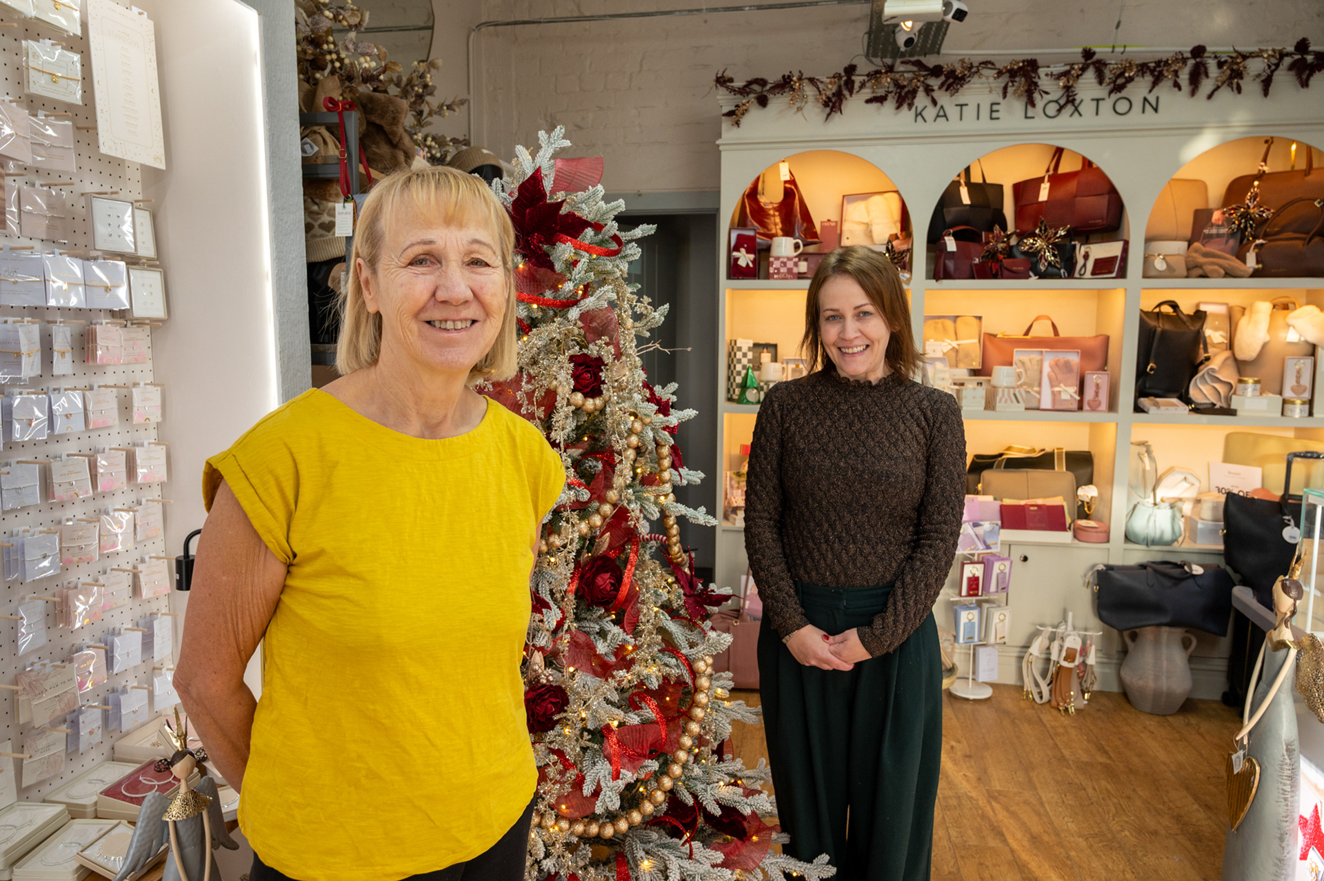 Mother and daughter team of Sue Jenkins and Sara Lewis who run the Kismet Gift Shop and Tearoom in The Pier, Blackwood. The business has been in its present location since 2004 but has been trading for 25 years. The family have a long association with retail in Blackwood with Sue’s father Les Davies having run Emilys Indoor Market above what was the Wilko store ( formerly Belle Vue and The Co-op ) on Blackwood’s High Street from 1994 until 2001.