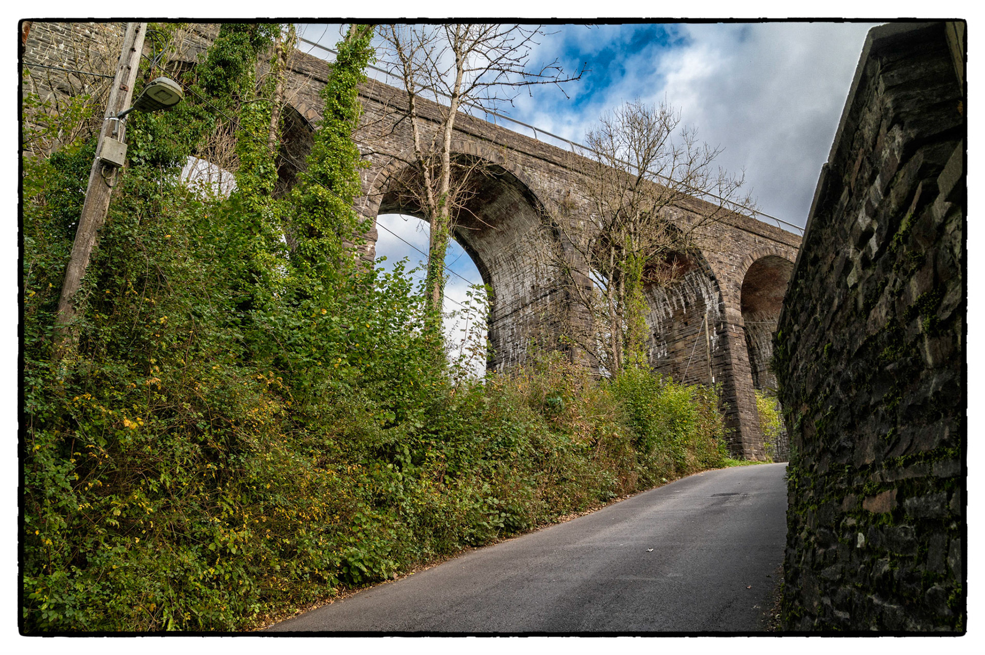Hengoed viaduct, Maesycwmmer, South Wales, UK