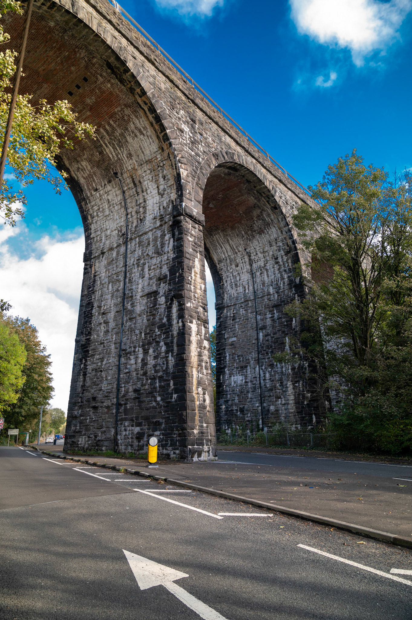 Hengoed viaduct, Maesycwmmer, South Wales, UK