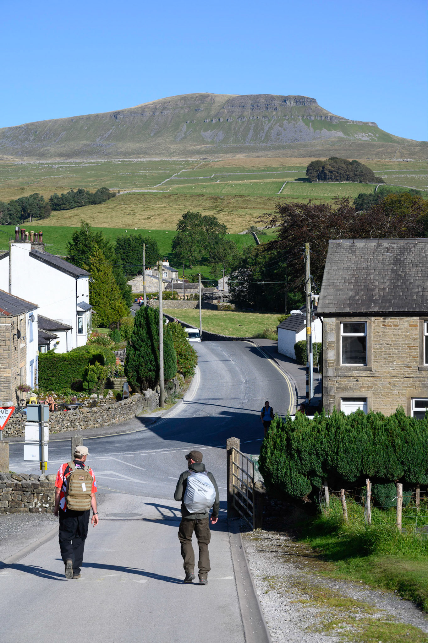 Pen Y Ghent viewed from Horton In Ribblesdale, North Yorkshire.