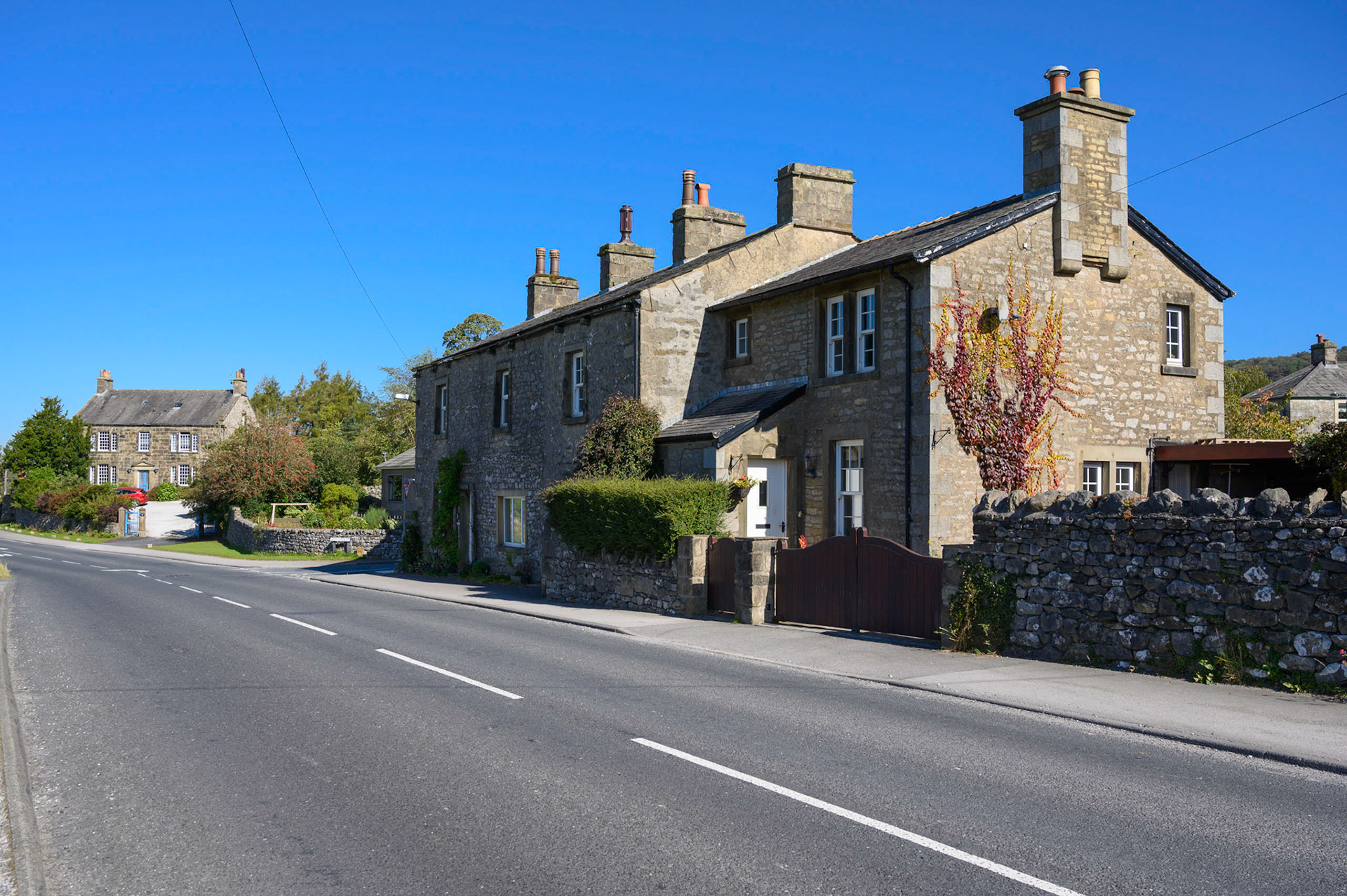 The village of Langcliffe near Settle, North Yorkshire.
