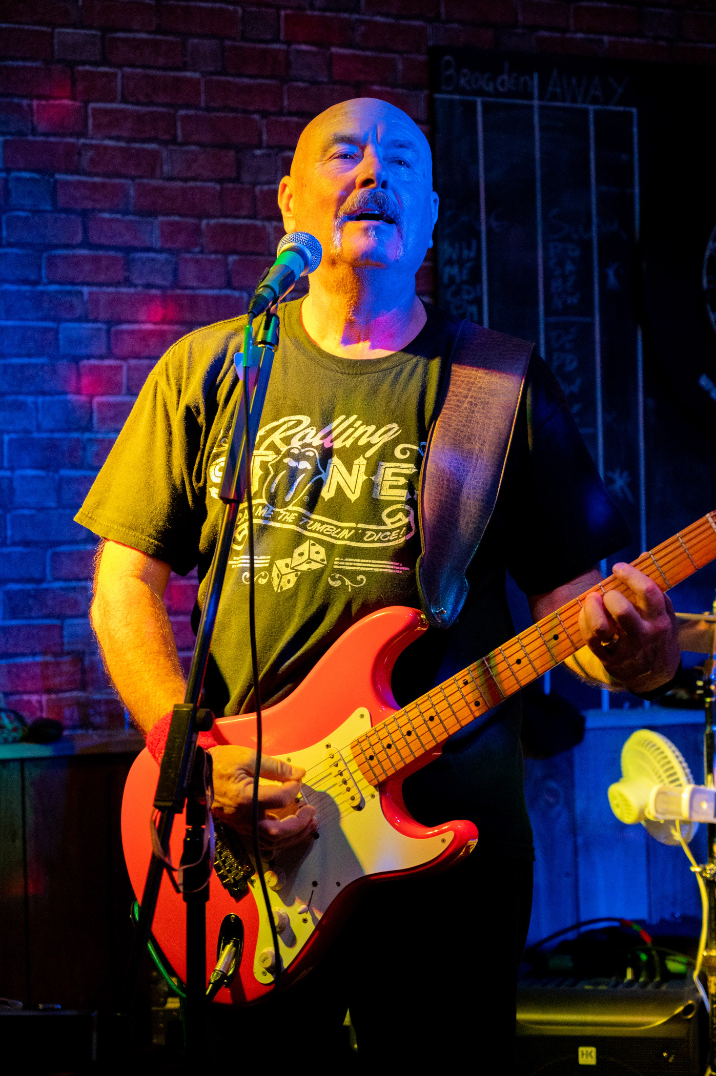 Rock, blues and soul band Tres Hombres perform at The New Brogden Public House, Porthcawl, 9/11/19