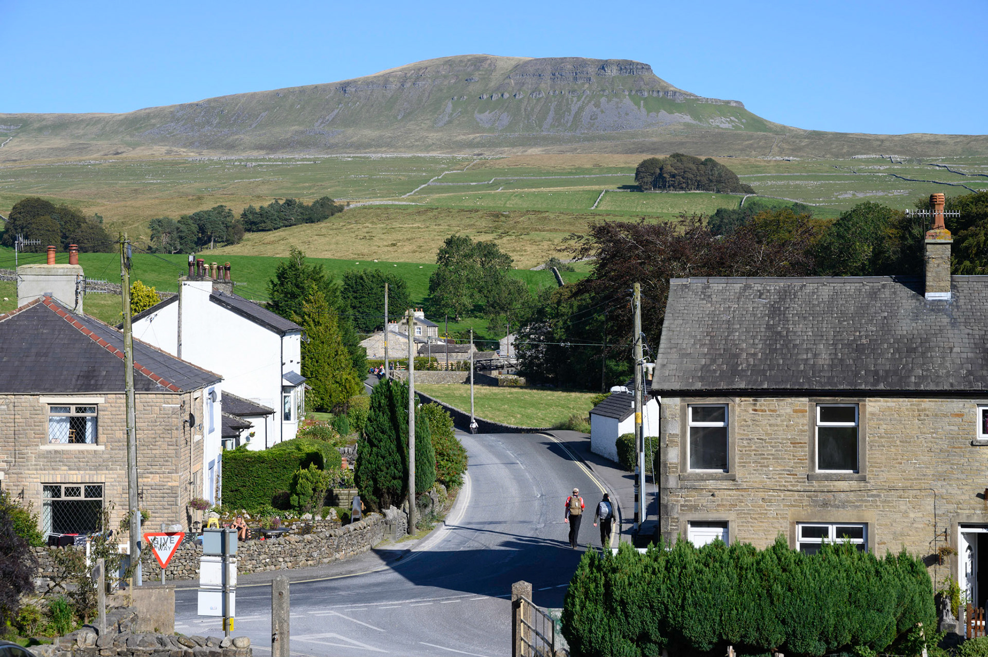 Pen Y Ghent viewed from Horton In Ribblesdale, North Yorkshire.
