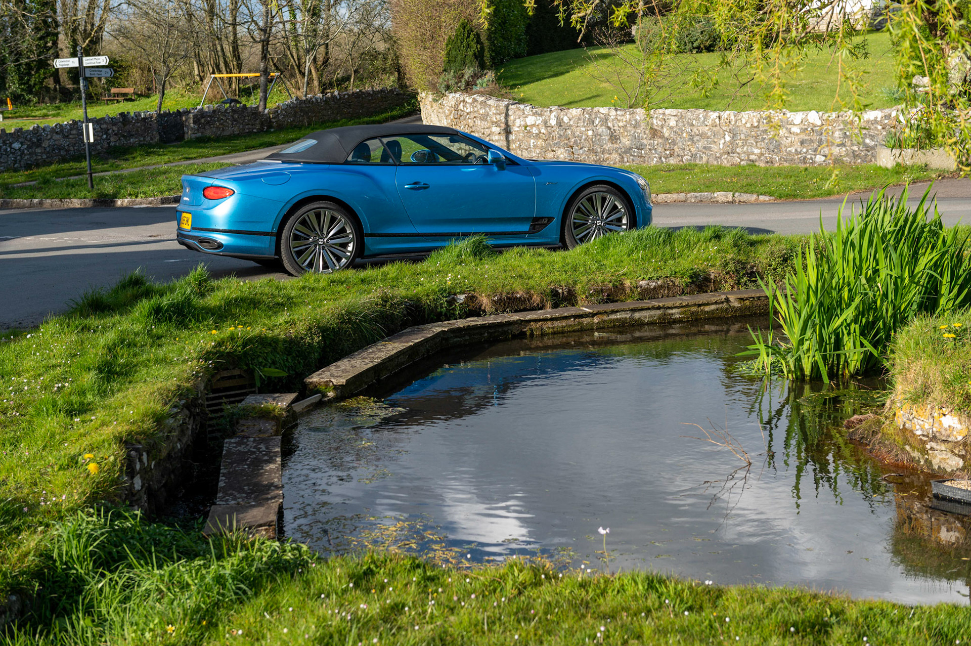A Bentley Continental GT Speed Convertible.